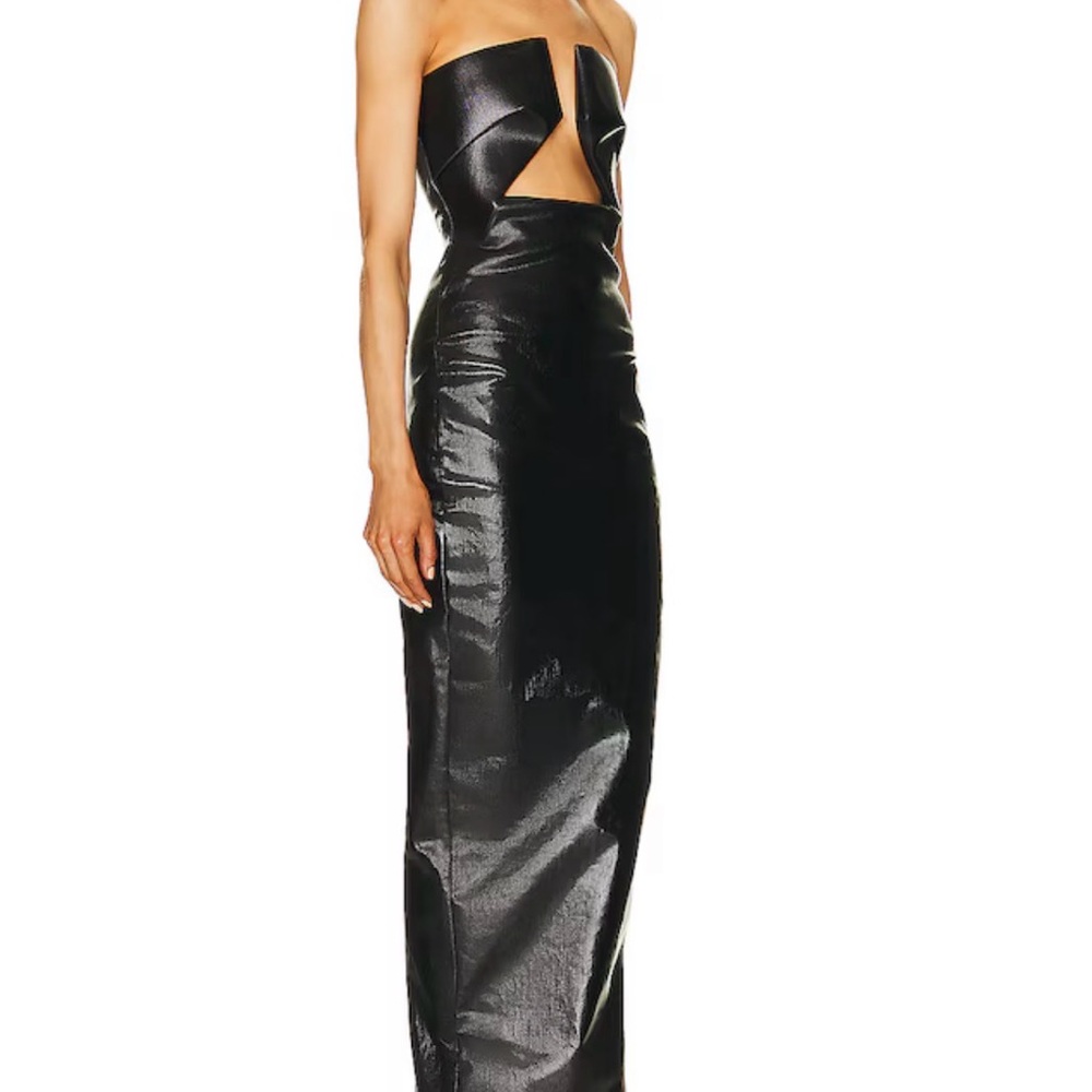 Rick Owens Black Prong Gown - Picture 2 of 7